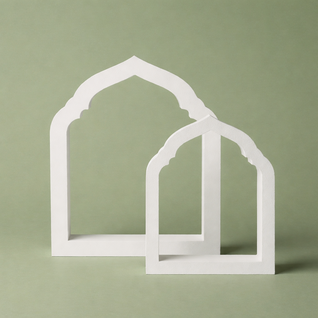 2-Piece Islamic Arch Decor Set